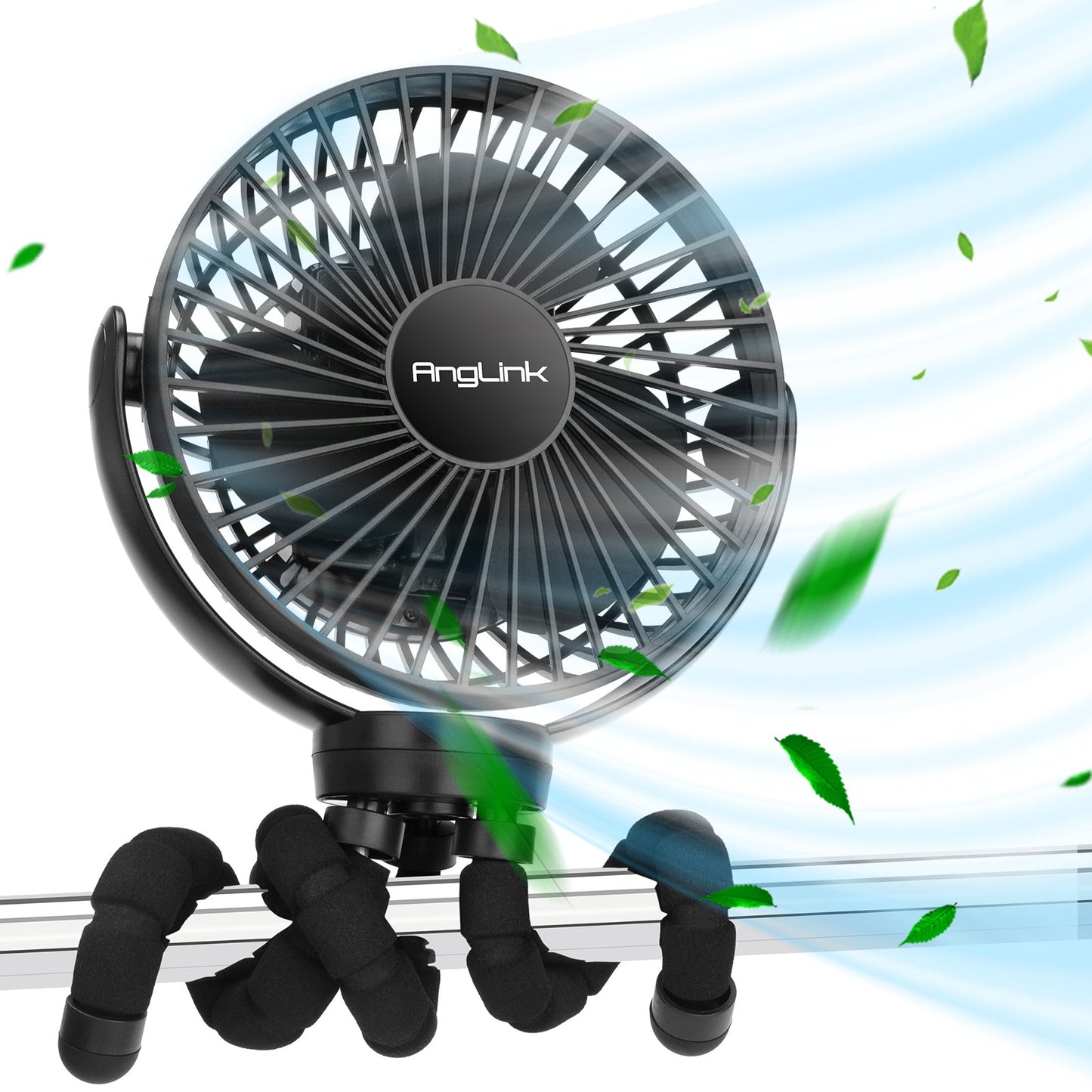 Portable Octopus Fan Stroller Fan