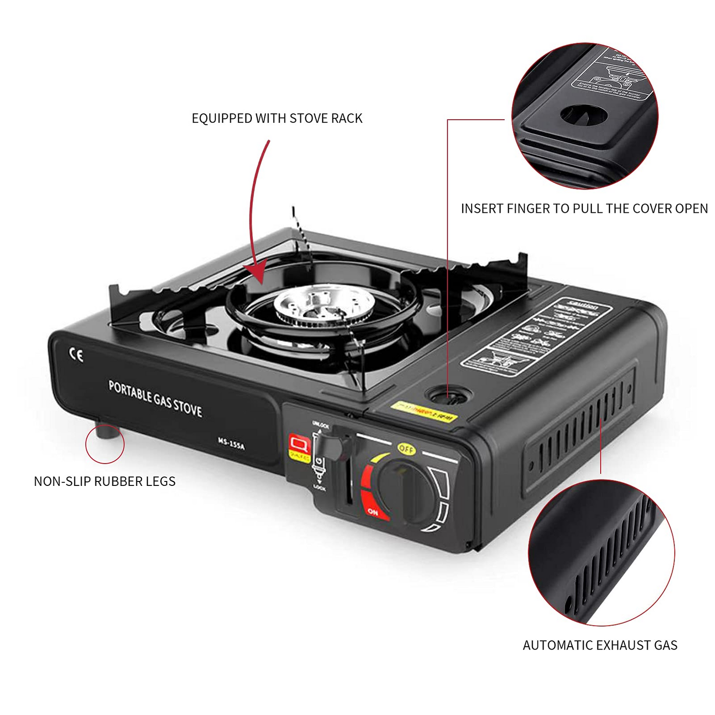 Outdoor Camping Garden Portable Gas Stove