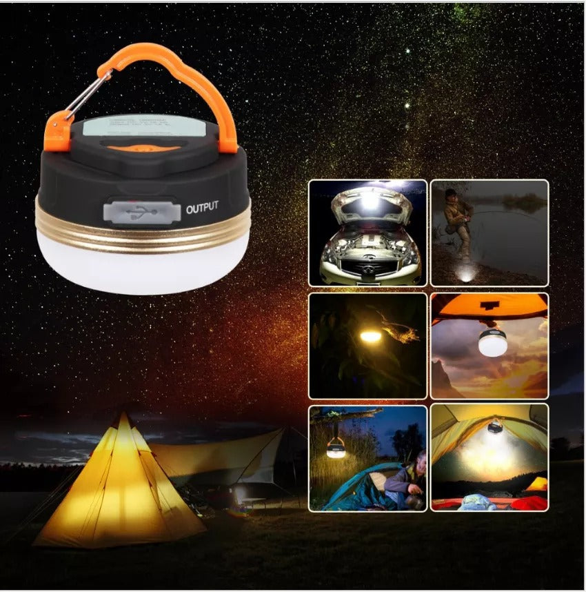 300 Lumen Outdoor USB Charging Hanging Camping Light