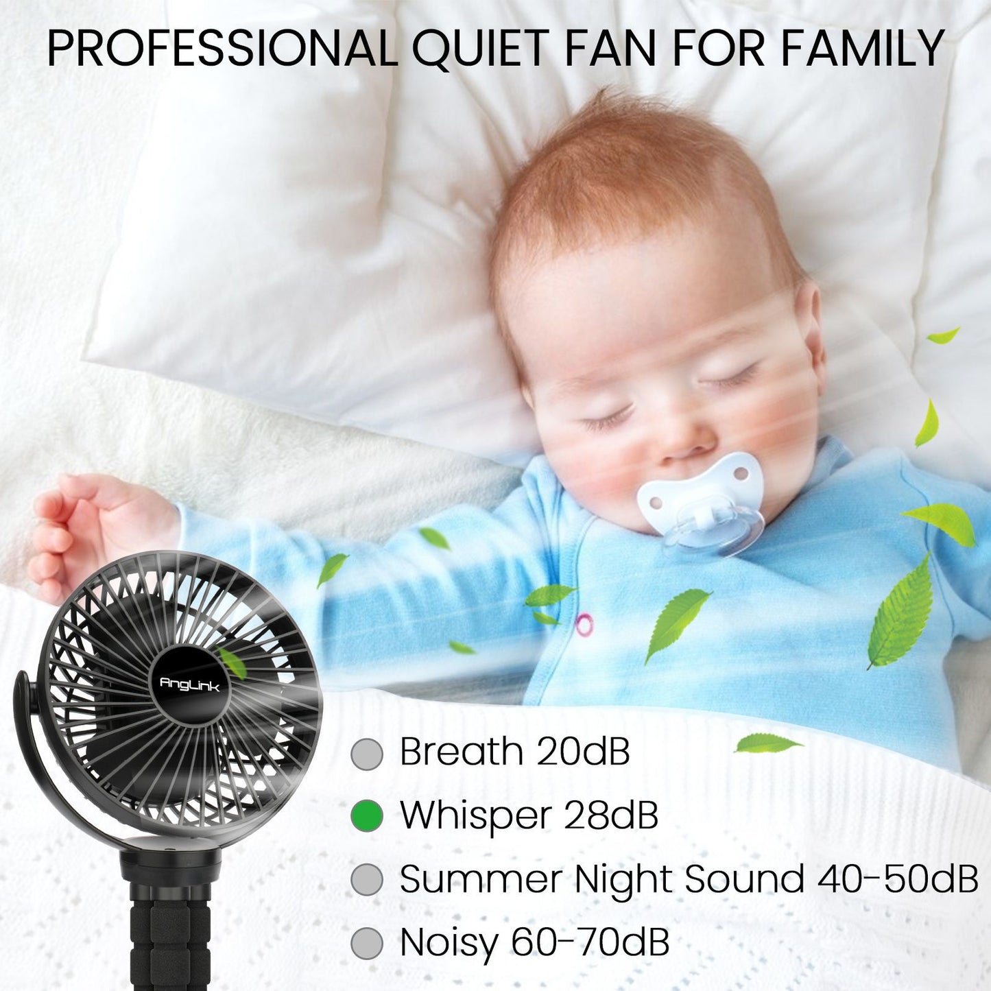 Portable Octopus Fan Stroller Fan