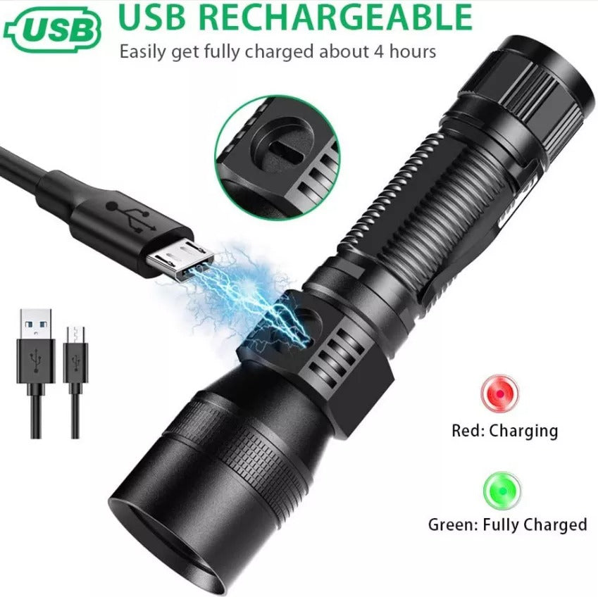 1000 Lumens UV Tactical Flashlight