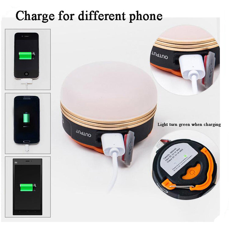 300 Lumen Outdoor USB Charging Hanging Camping Light