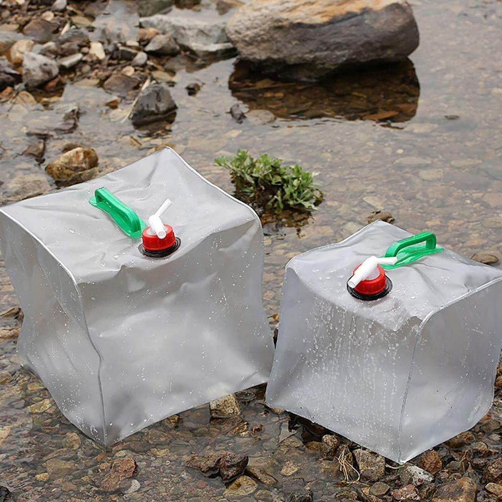 20L/10L Outdoor Portable Folding Water Bag Set