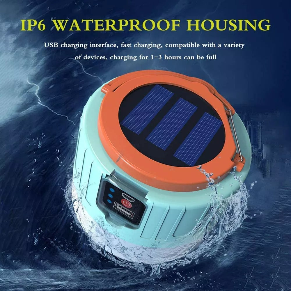 Solar LED Remote Control Camping Light