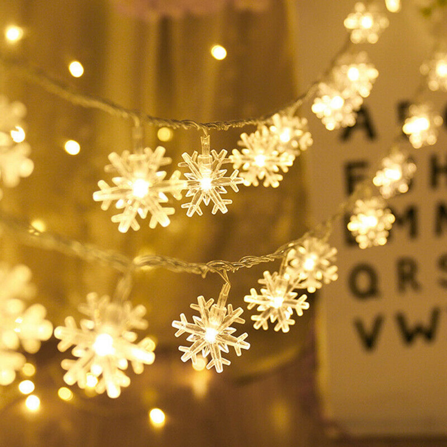 Snowflake Lamp String