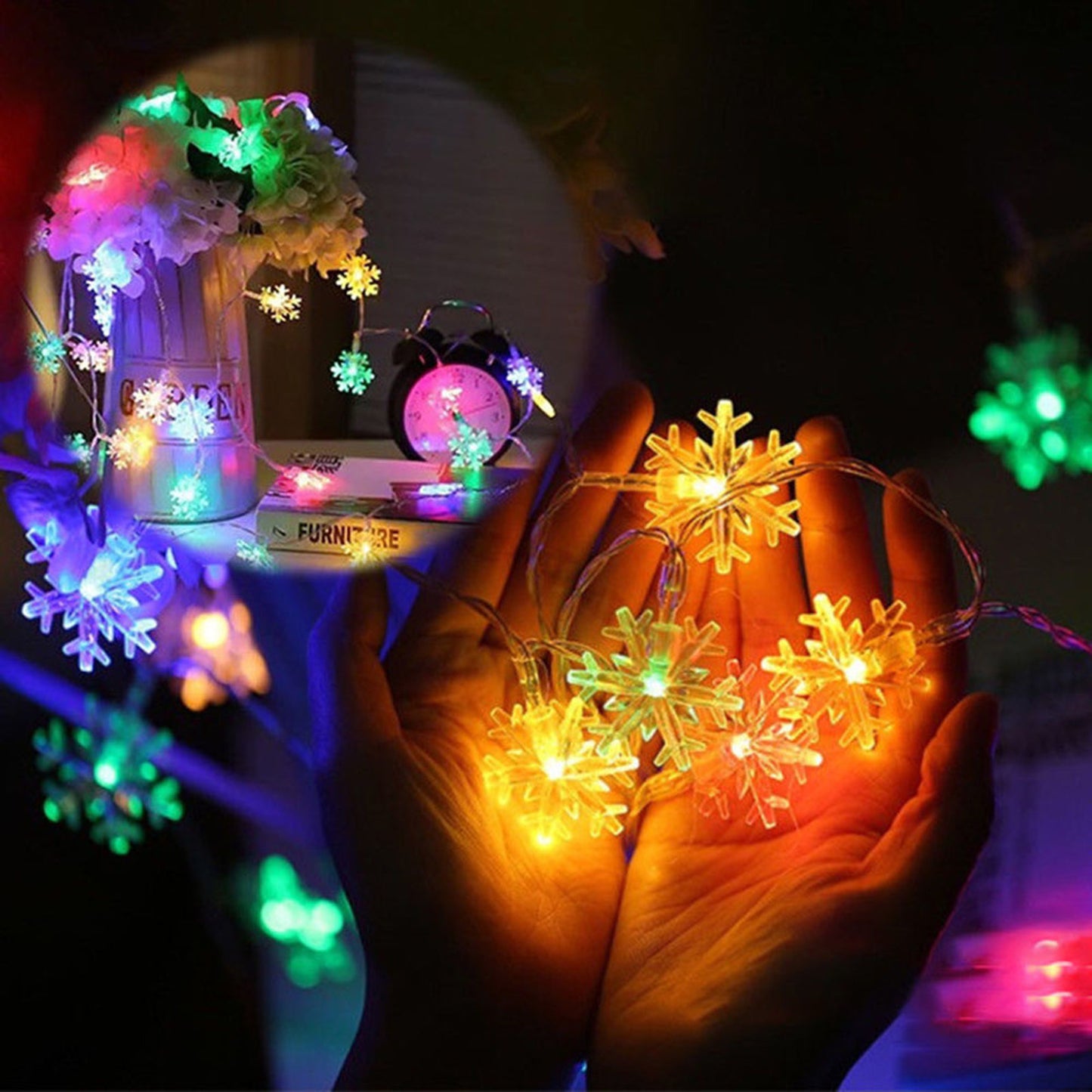 Snowflake Lamp String