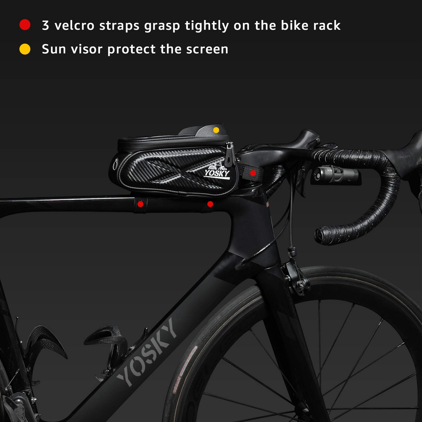 Bicycle Frame Waterproof Mobile Bag