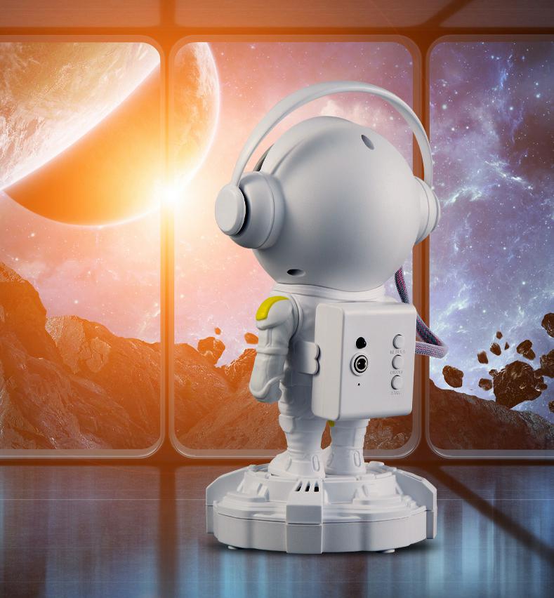 Astronaut Sky Light Bluetooth Speaker Bedroom Night Light Full Sky Star Atmosphere Light Bluetooth Sound Decoration