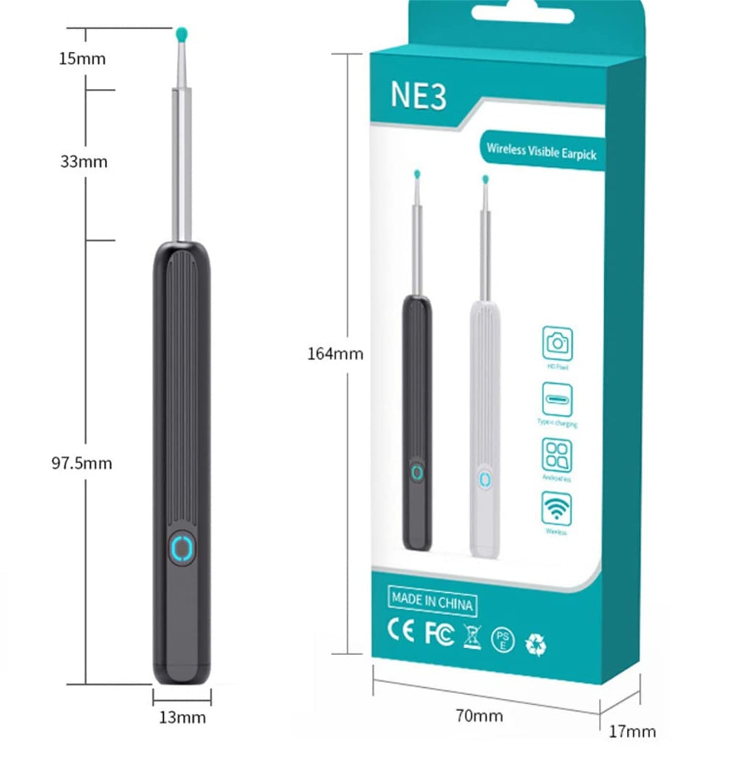 Ear Wax Removal Tool with Camera Earpick