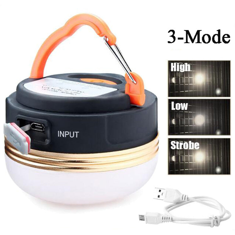 300 Lumen Outdoor USB Charging Hanging Camping Light