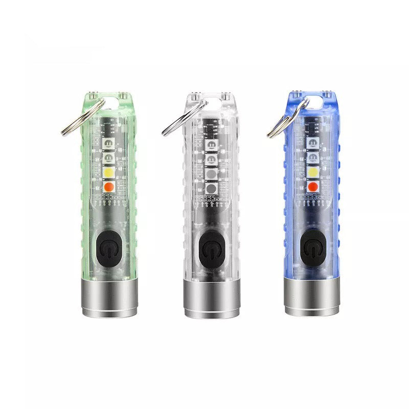 Mini LED Portable USB Rechargeable Flashlight