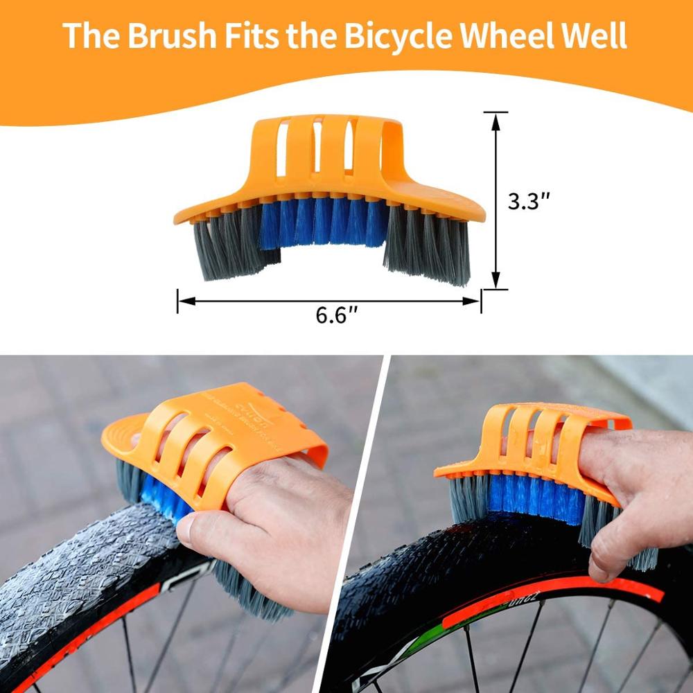 8 PCS Precision Bike Cleaning Brush Tool Set