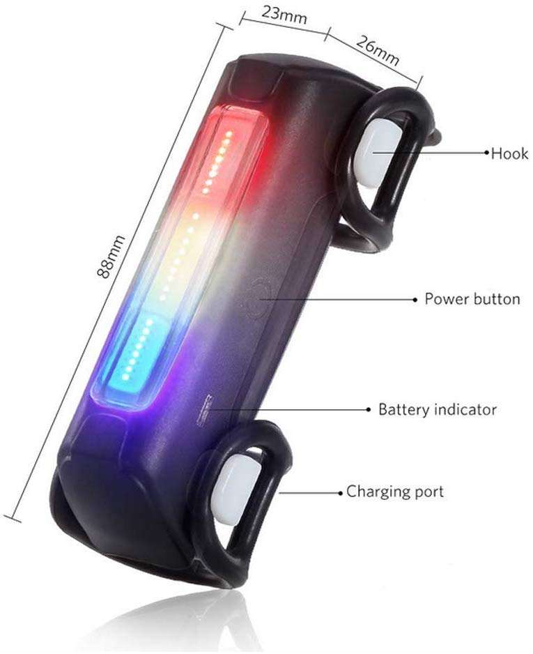 Bright Waterproof Bicycle Tail light