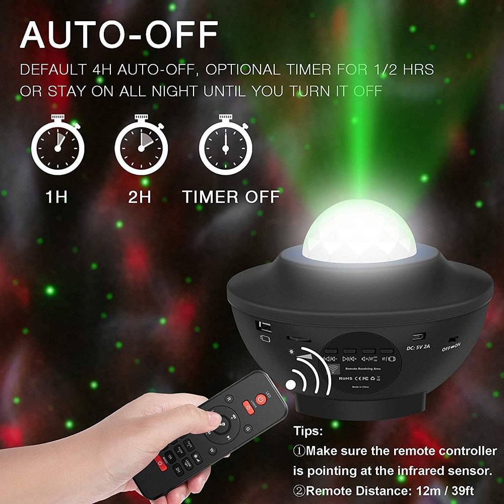 Remote Control Star Projector Ambient Light
