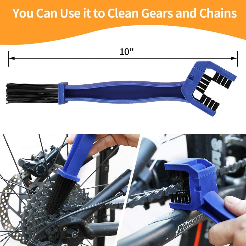 8 PCS Precision Bike Cleaning Brush Tool Set