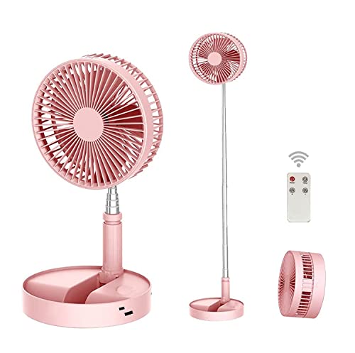 Foldable Fan Foldaway Oscillating with Remote Control
