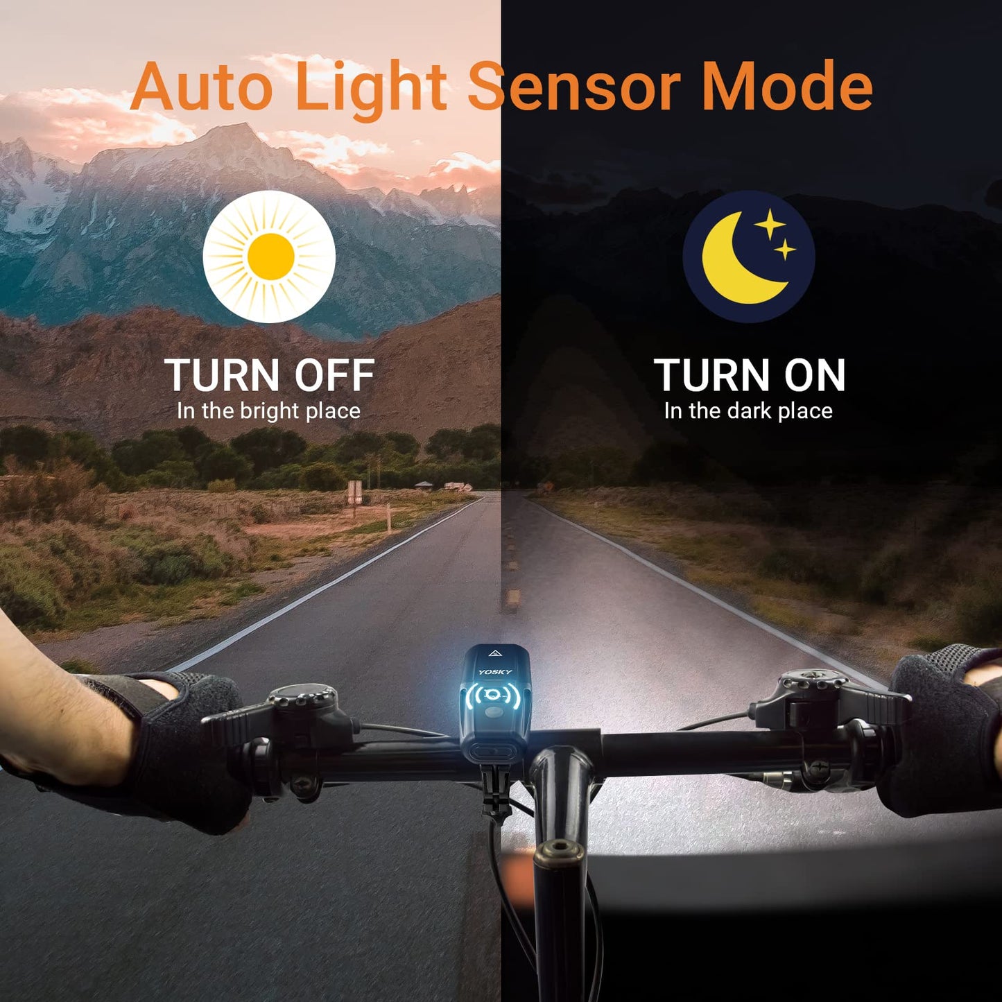 1000 Lumen Smart Bicycle Light Kit