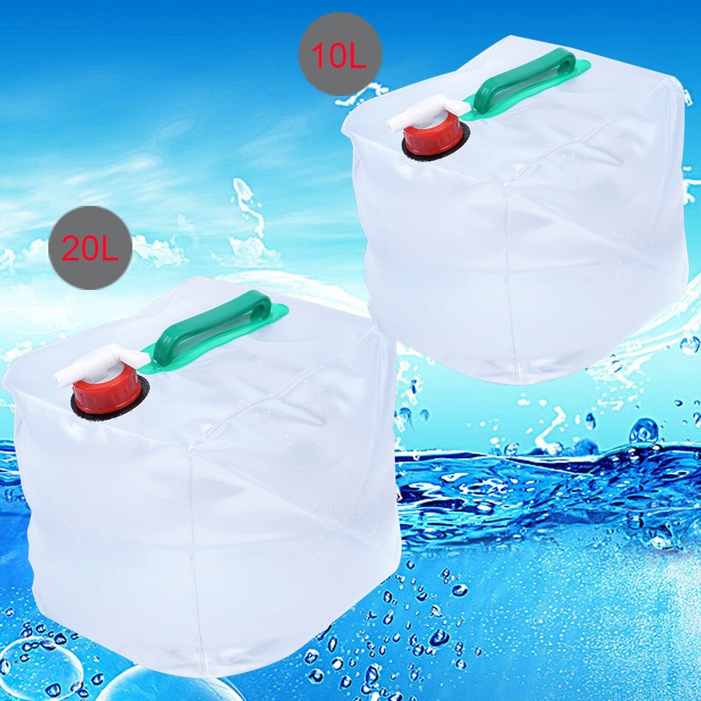 20L/10L Outdoor Portable Folding Water Bag Set