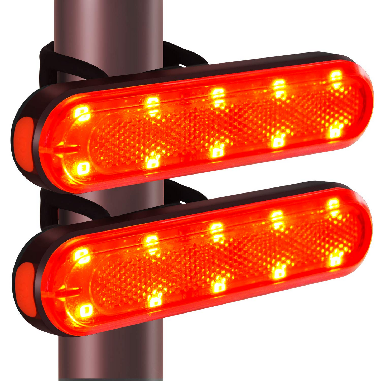 Bicycle tail lamp with 10 lamp beads